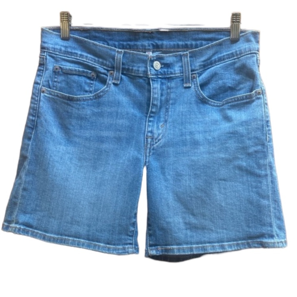 Womens Levi’s Jean Shorts hemmed /  Size 30/size 10 - Picture 3 of 11